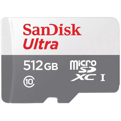 SANDISK memóriakártya ULTRA SDXC 512GB 100MB/s class 10