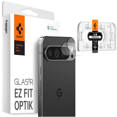 SPIGEN AGL08446 SPIGEN OPTIK kameravédő üveg 2db (9H) ÁTLÁTSZÓ [Google Pixel 9 Pro XL 5G]