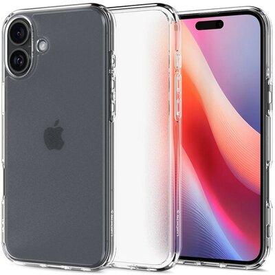 SPIGEN ACS08199 SPIGEN ULTRA HYBRID műanyag telefonvédő (ütésállóság, légpárnás keret, matt) ÁTLÁTSZÓ [Apple iPhone 16 5G]