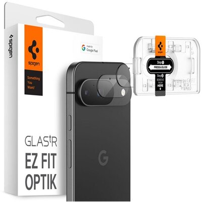 SPIGEN AGL08443 SPIGEN OPTIK kameravédő üveg 2db (9H) ÁTLÁTSZÓ [Google Pixel 9 5G]