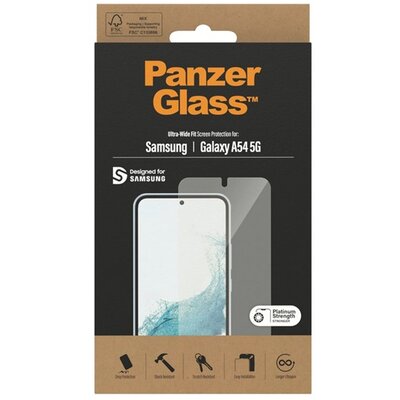 PANZERGLASS 7328 PANZERGLASS képernyővédő üveg (3D, ütésállóság, 9H) ÁTLÁTSZÓ [Samsung Galaxy A54 5G (SM-A546)]