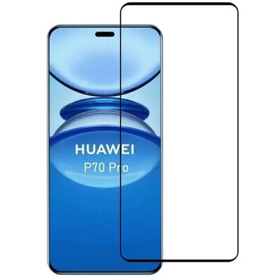 Képernyővédő üveg (3D, 0.3mm, íves, 9H) ÁTLÁTSZÓ [Huawei Pura 70 Ultra 5G / Pura 70 Pro 5G]