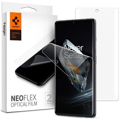 SPIGEN AFL07582 SPIGEN NEOFLEX képernyővédő fólia 2db (full screen, tok barát) ÁTLÁTSZÓ [OnePlus 12 5G]