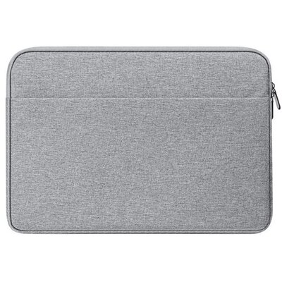 DUX DUCIS LBDB tok fekvő, textil LAPTOP/NOTEBOOK/TABLET (univerzális, vízálló, 15.5-16" méret) VILÁGOSSZÜRKE