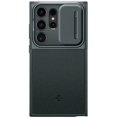 SPIGEN ACS07314 SPIGEN OPTIK ARMOR szilikon telefonvédő (kameravédő) SÖTÉTZÖLD [Samsung Galaxy S24 Ultra 5G (SM-S928)]