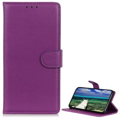 Tok álló, bőr hatású (FLIP, oldalra nyíló, asztali tartó, prémium) LILA [Samsung Galaxy Xcover 7 5G (SM-G556)]