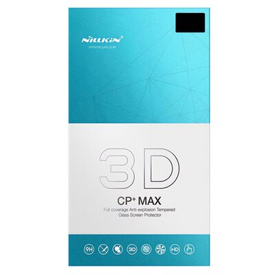 NILLKIN CP+MAX képernyővédő üveg (3D, UV szűrés, 0.33mm, 9H) FEKETE [Xiaomi 14 Ultra 5G]