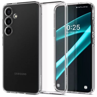 SPIGEN ACS07323 SPIGEN LIQUID CRYSTAL szilikon telefonvédő (ütésállóság, légpárnás sarok) ÁTLÁTSZÓ [Samsung Galaxy S24 Plus 5G (SM-S926)]