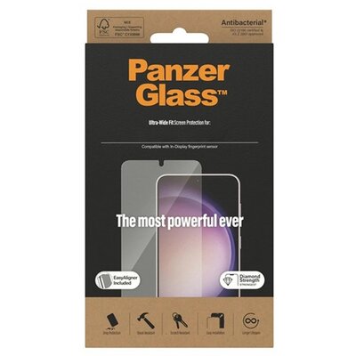 PANZERGLASS 7352 PANZERGLASS képernyővédő üveg (3D, ütésállóság, 9H + segédkeret) ÁTLÁTSZÓ [Samsung Galaxy S24 Ultra 5G (SM-S928)]