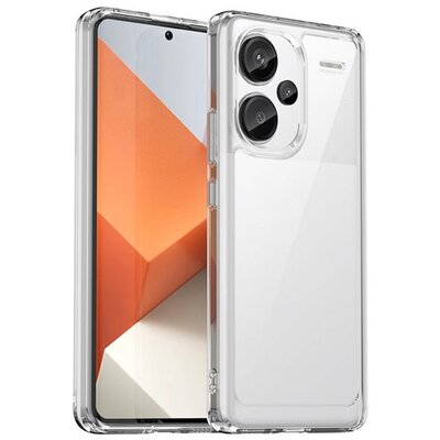 Szilikon telefonvédő (ütésállóság, átlátszó hátlap) ÁTLÁTSZÓ [Xiaomi Redmi Note 13 Pro Plus 5G]