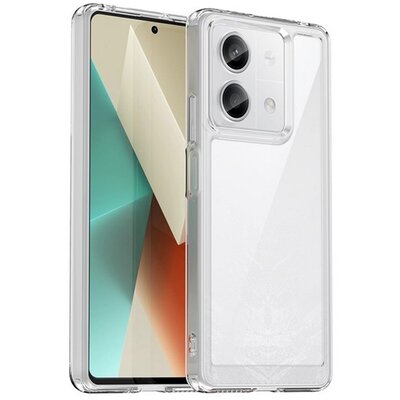 Szilikon telefonvédő (ütésállóság, átlátszó hátlap) ÁTLÁTSZÓ [Xiaomi Redmi Note 13 5G]