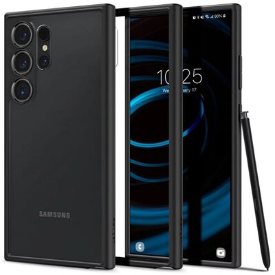 SPIGEN ACS07295 SPIGEN ULTRA HYBRID műanyag telefonvédő (ütésállóság, légpárnás keret) FEKETE/ÁTLÁTSZÓ [Samsung Galaxy S24 Ultra 5G (SM-S928)]