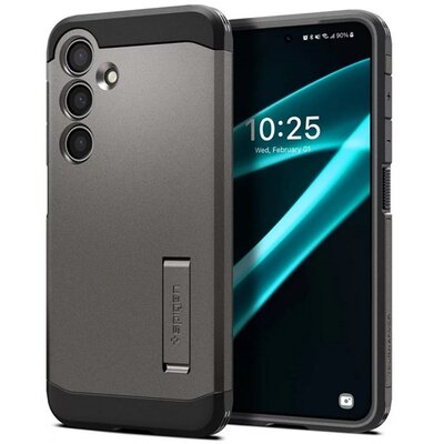 SPIGEN ACS07333 SPIGEN TOUGH ARMOR szilikon telefonvédő (ütésállóság, kitámasztó) SÖTÉTSZÜRKE [Samsung Galaxy S24 Plus 5G (SM-S926)]