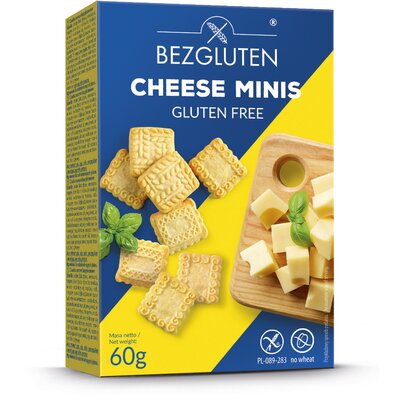 Bezgluten gluténmentes sajtos mini falatkák 60 g