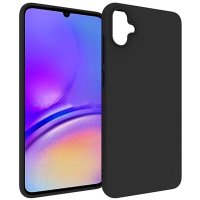 Szilikon telefonvédő (matt) FEKETE [Samsung Galaxy A05 4G (SM-A055F)]