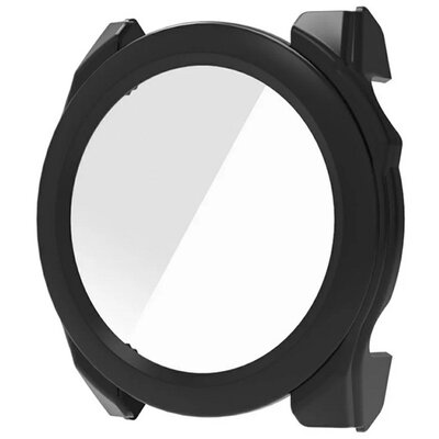 Műanyag keret (BUMPER, ütésállóság + kijelzővédő üveg) FEKETE [Garmin Fenix 8 51mm]