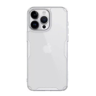 NILLKIN NATURE PRO szilikon telefonvédő (ütésállóság, légpárnás sarok) ÁTLÁTSZÓ [Apple iPhone 15 Pro]