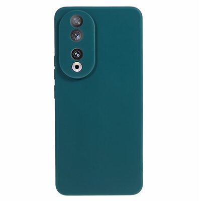 Szilikon telefonvédő (matt) SÖTÉTZÖLD [Honor 90 5G]