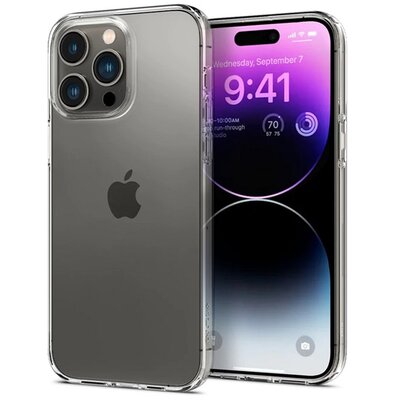 SPIGEN ACS04809 SPIGEN LIQUID CRYSTAL szilikon telefonvédő (ütésállóság, légpárnás sarok) ÁTLÁTSZÓ [Apple iPhone 14 Pro Max]