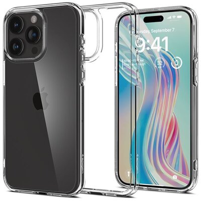 SPIGEN ACS06565 SPIGEN ULTRA HYBRID műanyag telefonvédő (ütésállóság, légpárnás keret) ÁTLÁTSZÓ [Apple iPhone 15 Pro Max]