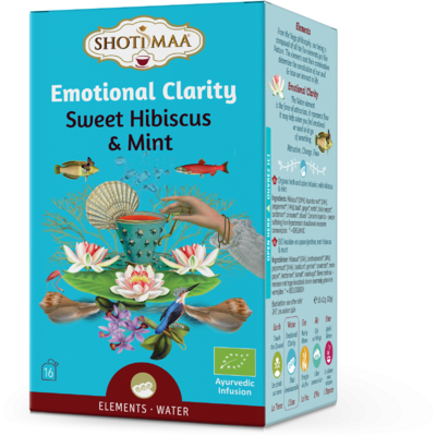 Shoti Maa bio emotional clarity édes hibiszkusz és menta tea 16x2g 32 g