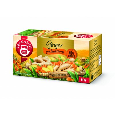 Teekanne ginger homoktövis ízű gyömbér tea 35 g