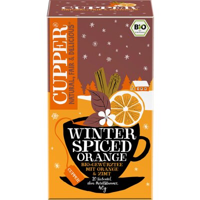 Cupper bio spice orange xmas limited edition téli fűszeres narancs tea 40 g