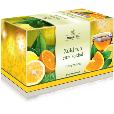 Mecsek zöld tea citrusokkal 20x2g 40 g