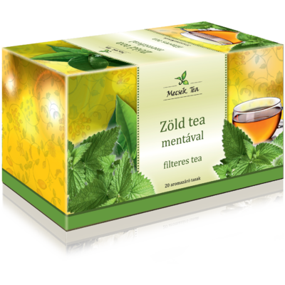 Mecsek zöld tea mentával 20x2g 40 g