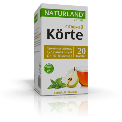 Naturland körte-citromfű gyümölcstea 20x2g 40 g