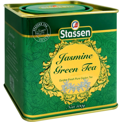 Stassen zöld tea jázmin fémdobozos 100 g