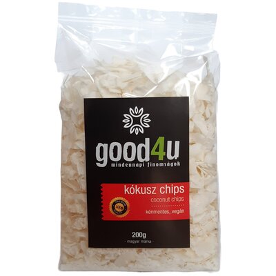 GOOD4U kókusz chips (kénmentes) 200 g