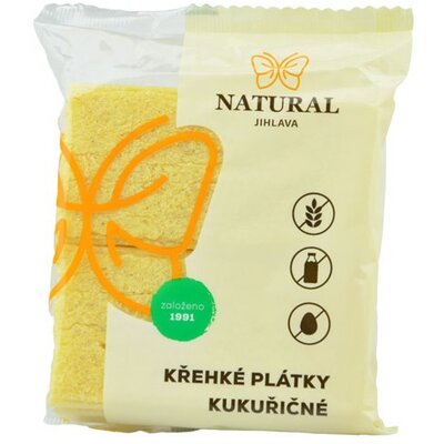 Natural extrudált kukorica szeletek 75 g