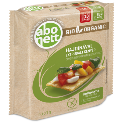 Abonett extrudált bio kenyér hajdinával gluténmentes 100 g