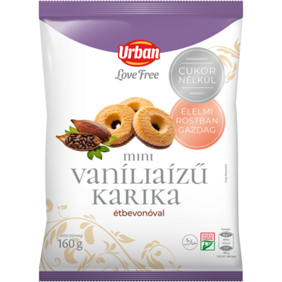 Urban Love Free vanília ízű karika hcn 160 g