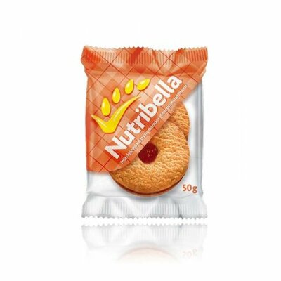 Nutribella teljes kiőrlésű keksz sárgabarack alma öntettel 50 g