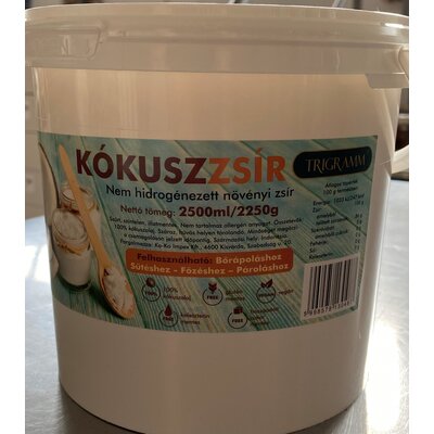 Trigramm kókuszzsír 2500 ml