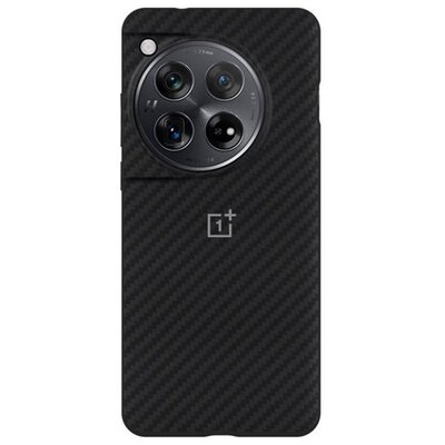 ONEPLUS OPARAMID12BK ONEPLUS aramid telefonvédő (ütésállóság, karbon minta) FEKETE [OnePlus 12 5G]