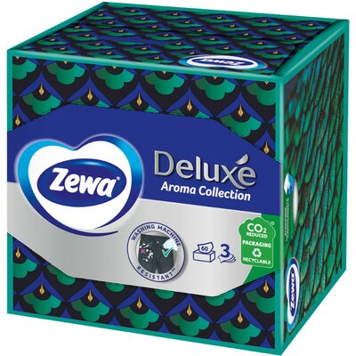 Zewa Deluxe dobozos papírzsebkendő Aroma Collection - 3 rétegű 60db-os