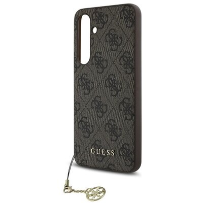 GUESS telefontok SAMSUNG S24 FE GUHCS24FEGF4GBR (HC PU 4G Charm) brown