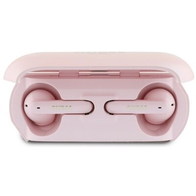 GUESS wireless fülhallgató bluetooth TWS GUTWSC2MCDSP (Elongated Metallic Classic Printed Logo) pink