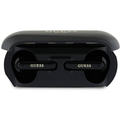 GUESS wireless fülhallgató bluetooth TWS GUTWSC2MCDSK (Elongated Metallic Classic Printed Logo) black