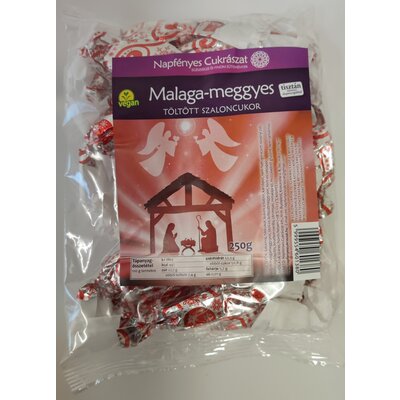 Napfényes cukrászat vegan töltött szaloncukor malaga meggyes 250 g