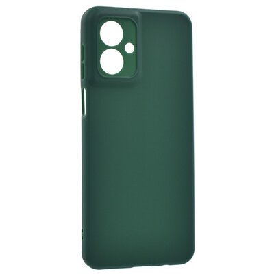 Szilikon telefonvédő (matt) SÖTÉTZÖLD [Motorola Moto G55 5G]