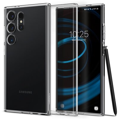 SPIGEN ACS07283 SPIGEN LIQUID CRYSTAL szilikon telefonvédő (ütésállóság, légpárnás sarok) ÁTLÁTSZÓ [Samsung Galaxy S24 Ultra 5G (SM-S928)]