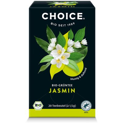 Choice bio zöld tea jázmin 30 g