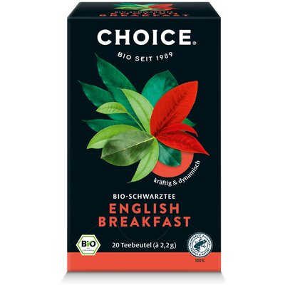 Choice bio fekete tea english breakfast 44 g