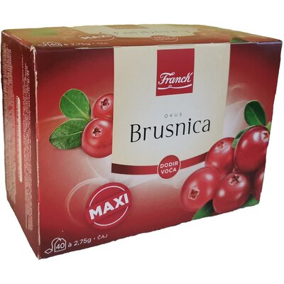 Franck tea vörös áfonya maxi 40x2,75g 110 g