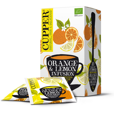 Cupper bio orange&lemon narancs-citrom gyümölcstea 20 db 50 g