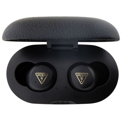 GUESS wireless fülhallgató bluetooth TWS ENC GUTWSPGTSPSK (PU Grainee Classic Logo) black